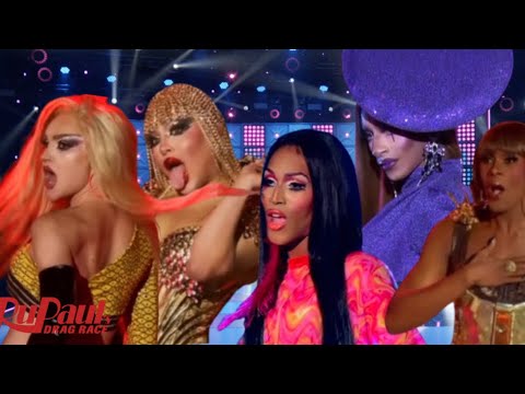 queens winning the lipsync in the first 10 seconds - RuPaulâs Drag Race
