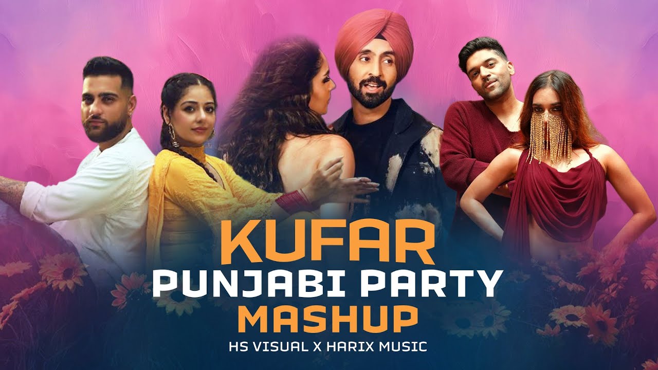 Kufar Punjabi Party Mashup 2025 🎉 | Diljit, Karan Aujla & Guru Randhawa