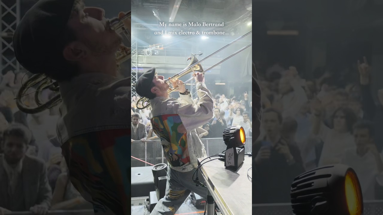 DJ Rocks Stage with Trombone 🎺