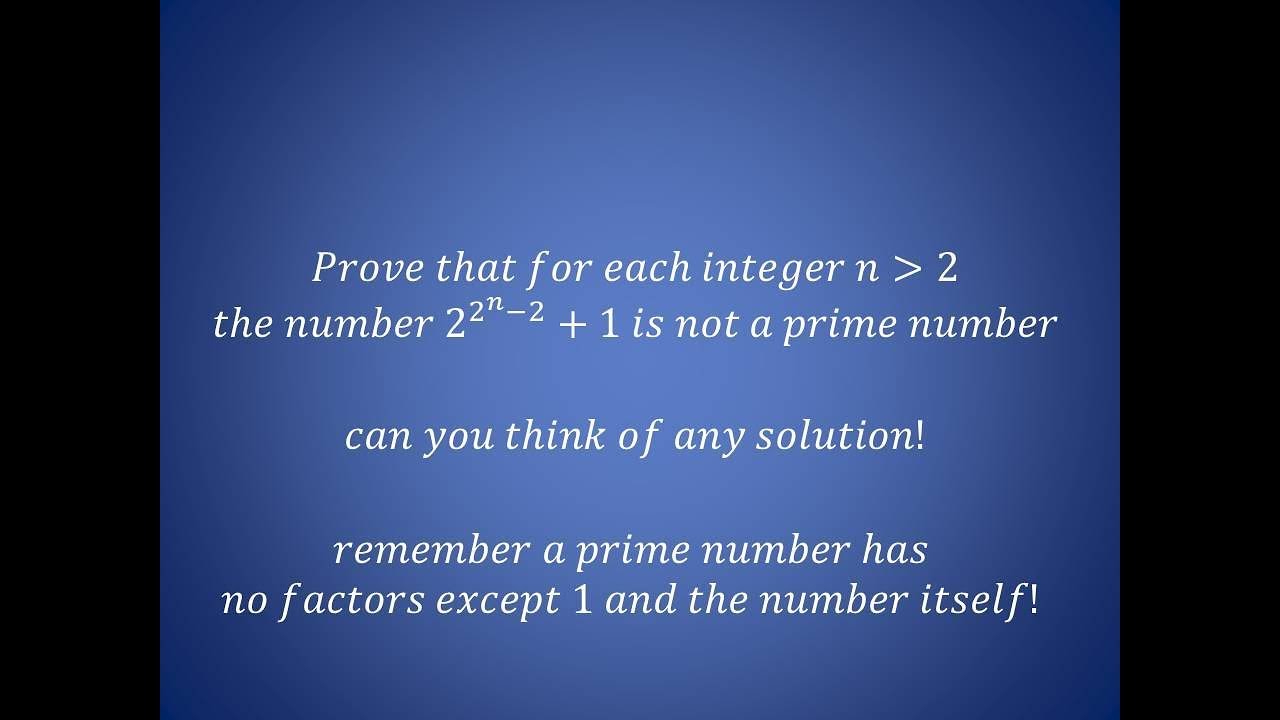 Demonstrating Non-Prime Nature of a Mathematical Expression