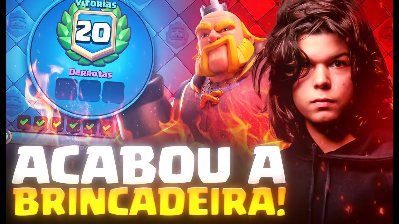 Desafio das 20 Vitórias no Clash Royale: Jogo Sério e Surpreendente! 🎮