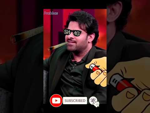 Prabhas sense humour is next level 🤪 Prabhas Ans Karan johar #shorts #prabhas #karanjohar