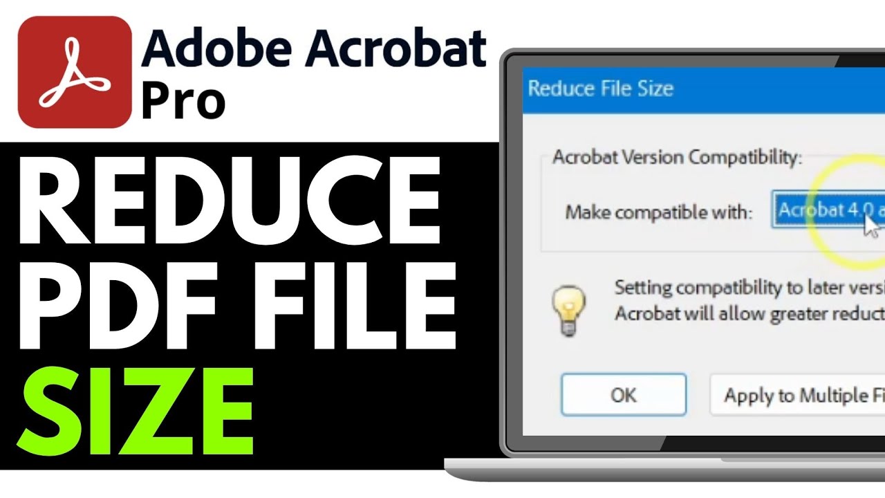 Reduce PDF Size in Adobe Acrobat Pro 2026 📄