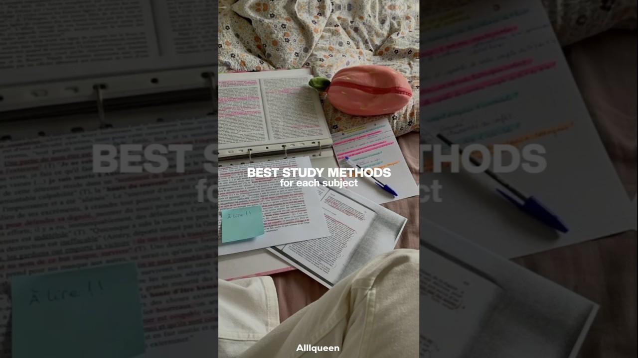 Effective Study Tips for Each Subject 📚