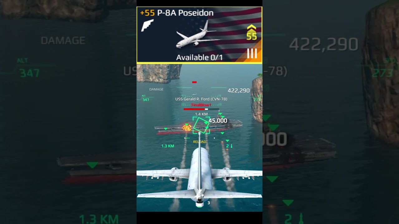 P-8A Poseidon Bomber Damage Test 🚢