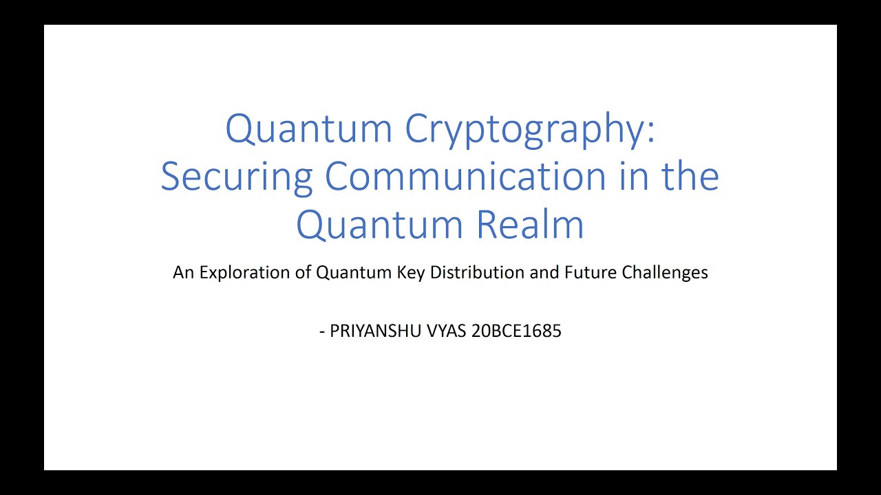 Quantum Cryptography: Revolutionizing Secure Communication 🔐