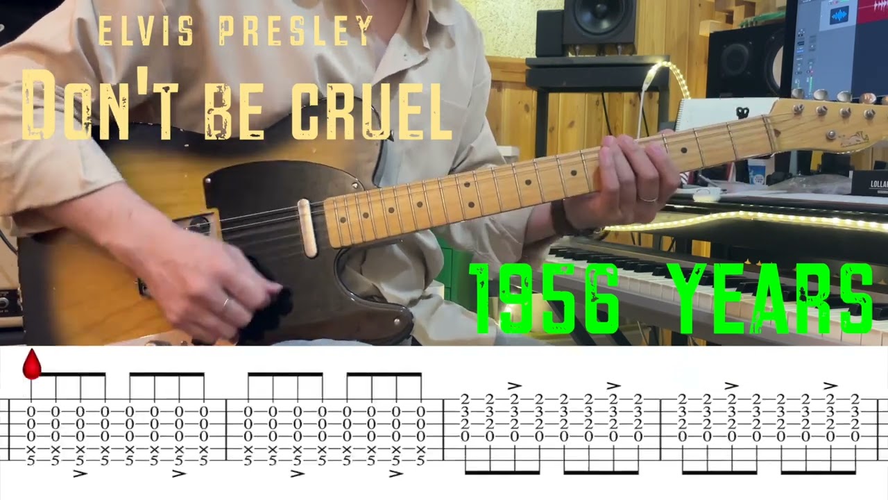 [1956년]Elvis presley - Don't be cruel (TAB)