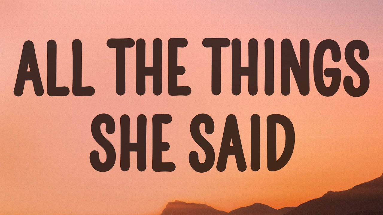 Tatu - All The Things She Said (Lyrics) | Head Song