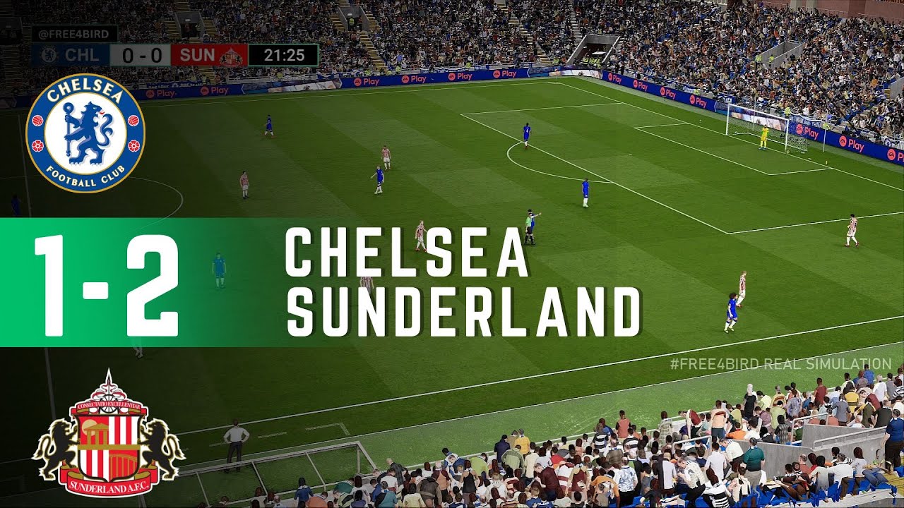 Chelsea vs Sunderland LIVE | Premier League 2025 Simulation & Score Update #UK