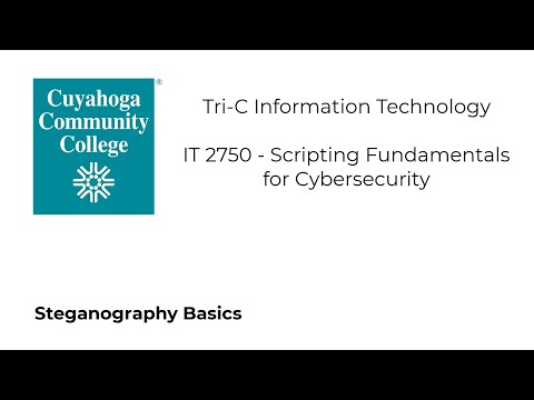 IT 2750 - Steganography Basics