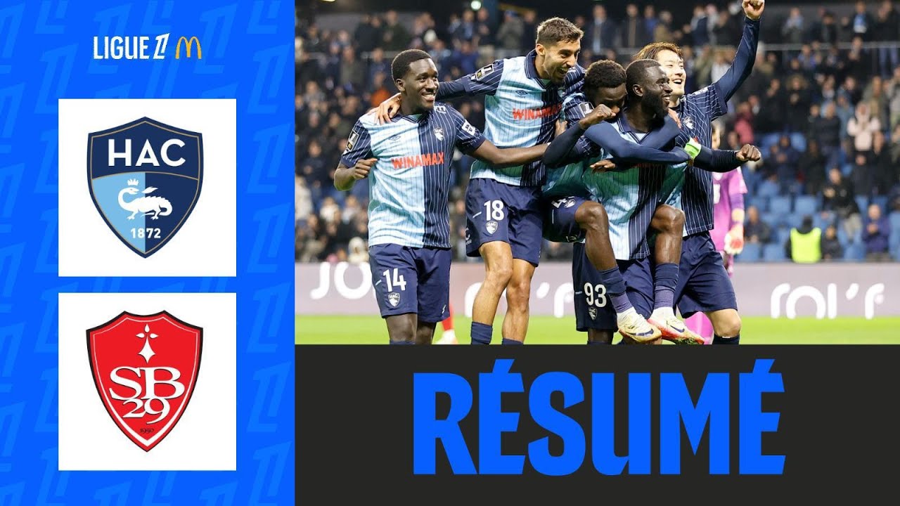 Sangante offre une victoire précieuse au Havre face à Brest ⚽ | Résumé de la 10e journée de Ligue 1