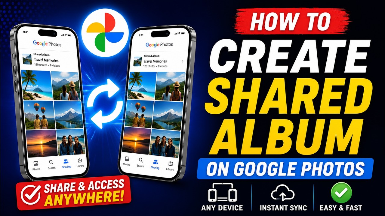 Create Shared Albums on Google Photos 📸