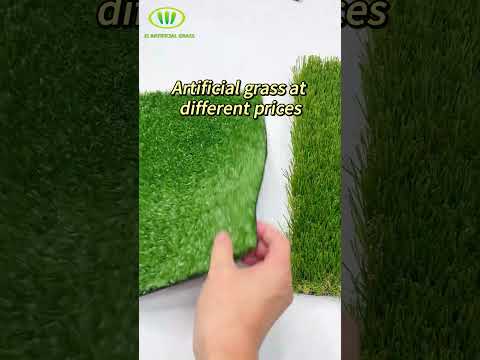 It turns out that the difference between artificial grass at different prices is so big!