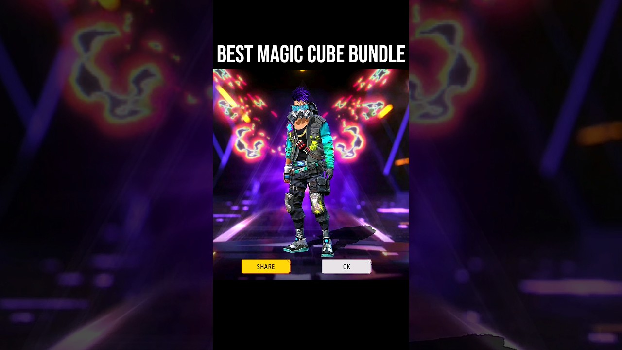 Free Fire's Best Magic Cube Bundle Revealed 🎉: Which One is the Rarest! ☠🔥 #shorts