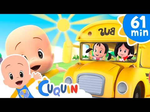 Las ruedas del autobús 🚌 y más canciones infantiles para bebés con Cleo y Cuquín