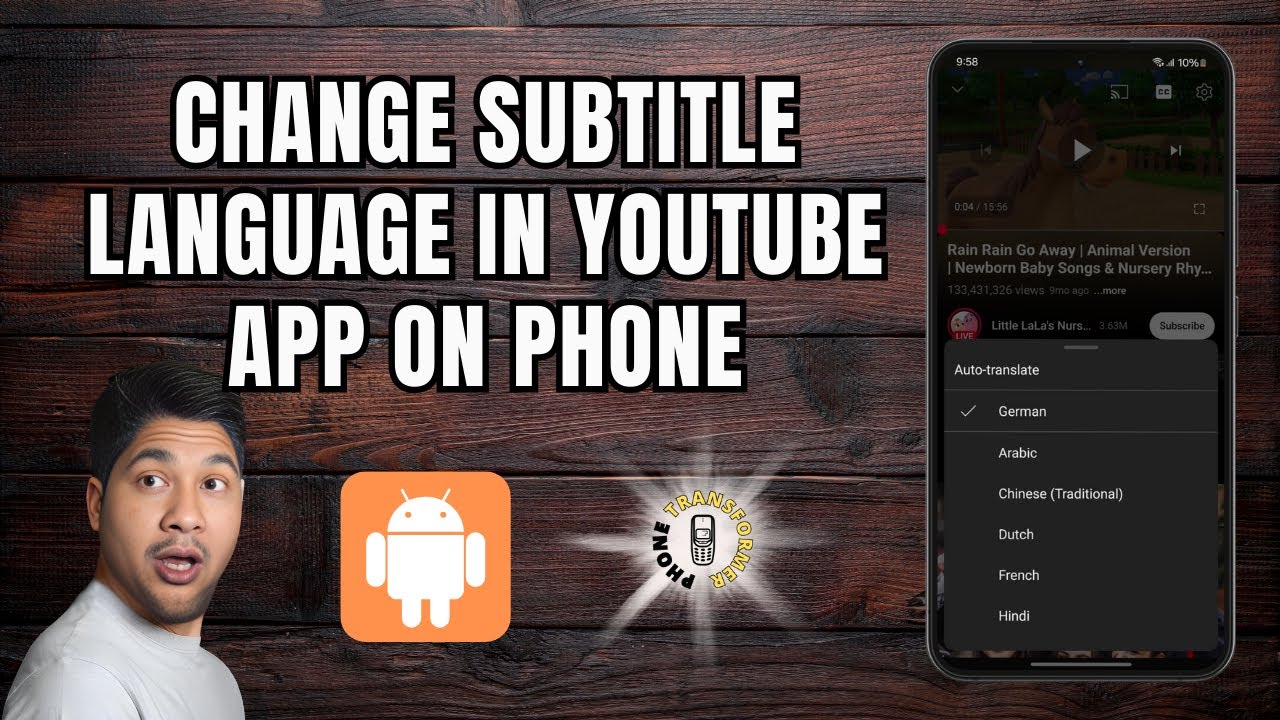 How To Change Subtitle Language In YouTube App On Phone - Simple Steps