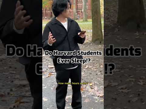 Do Harvard Students Ever Sleep!? #shorts #interview #harvard