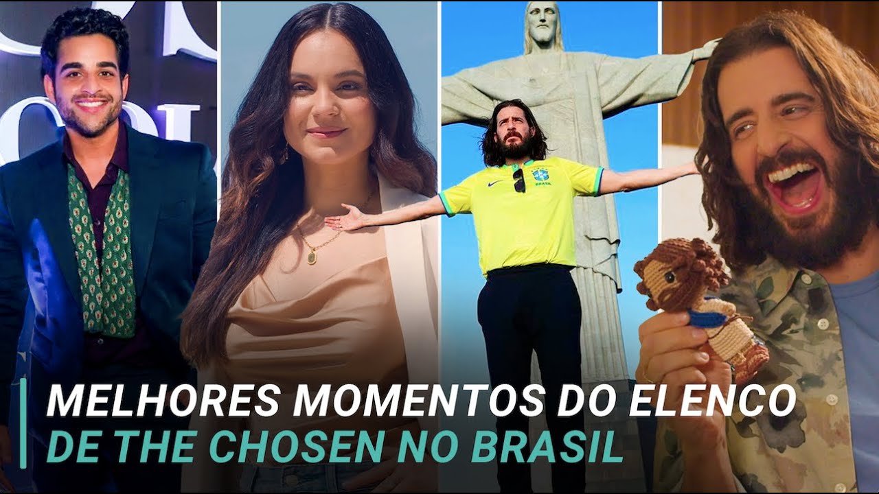 Bastidores do Elenco de The Chosen no Brasil 🎬