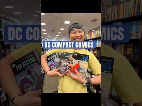 DC Compact Comics are manga-sized complete storylines for 1/3 cost of a graphic novel. So excited!