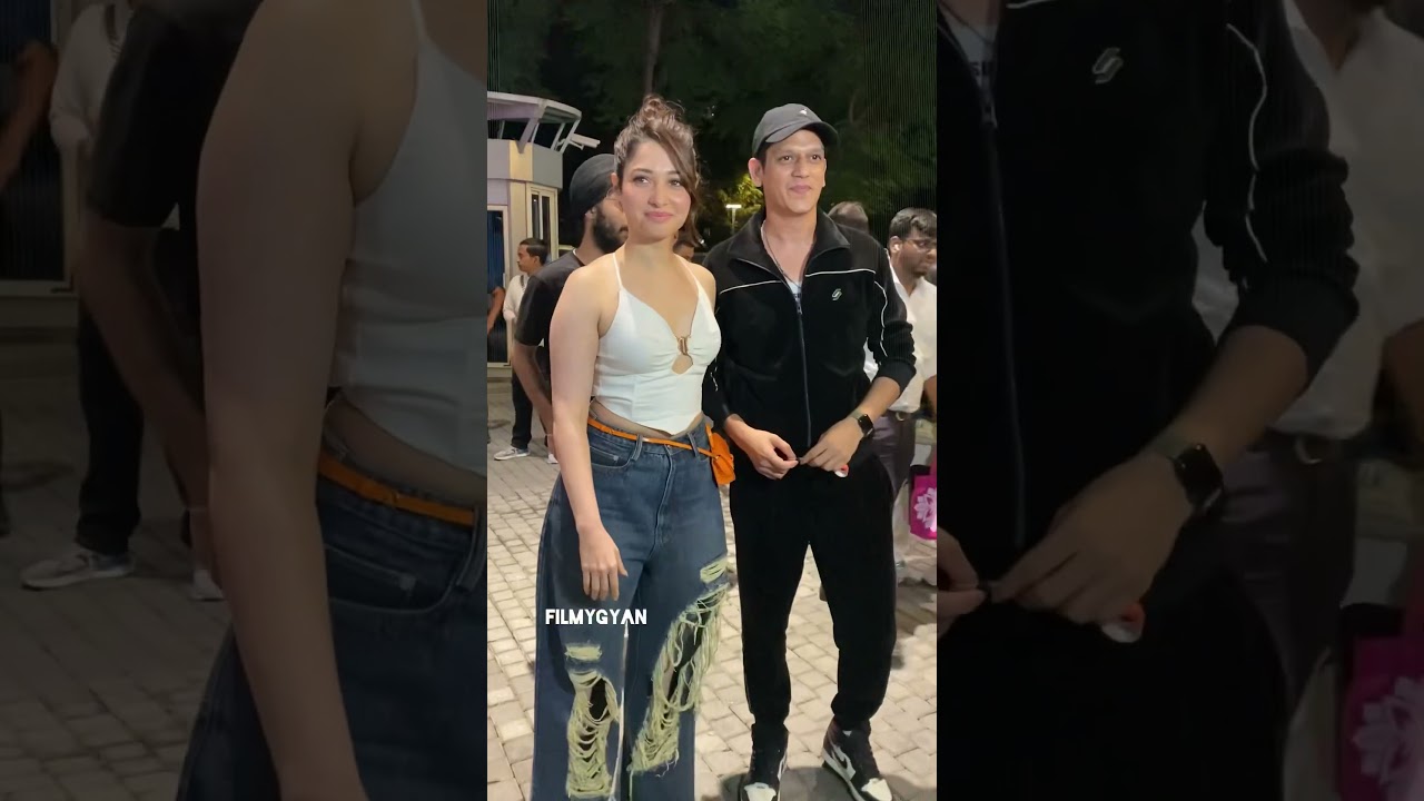 Tamannah Bhatia Enjoys a Night Out with Moin Bhai at a Concert 🎶