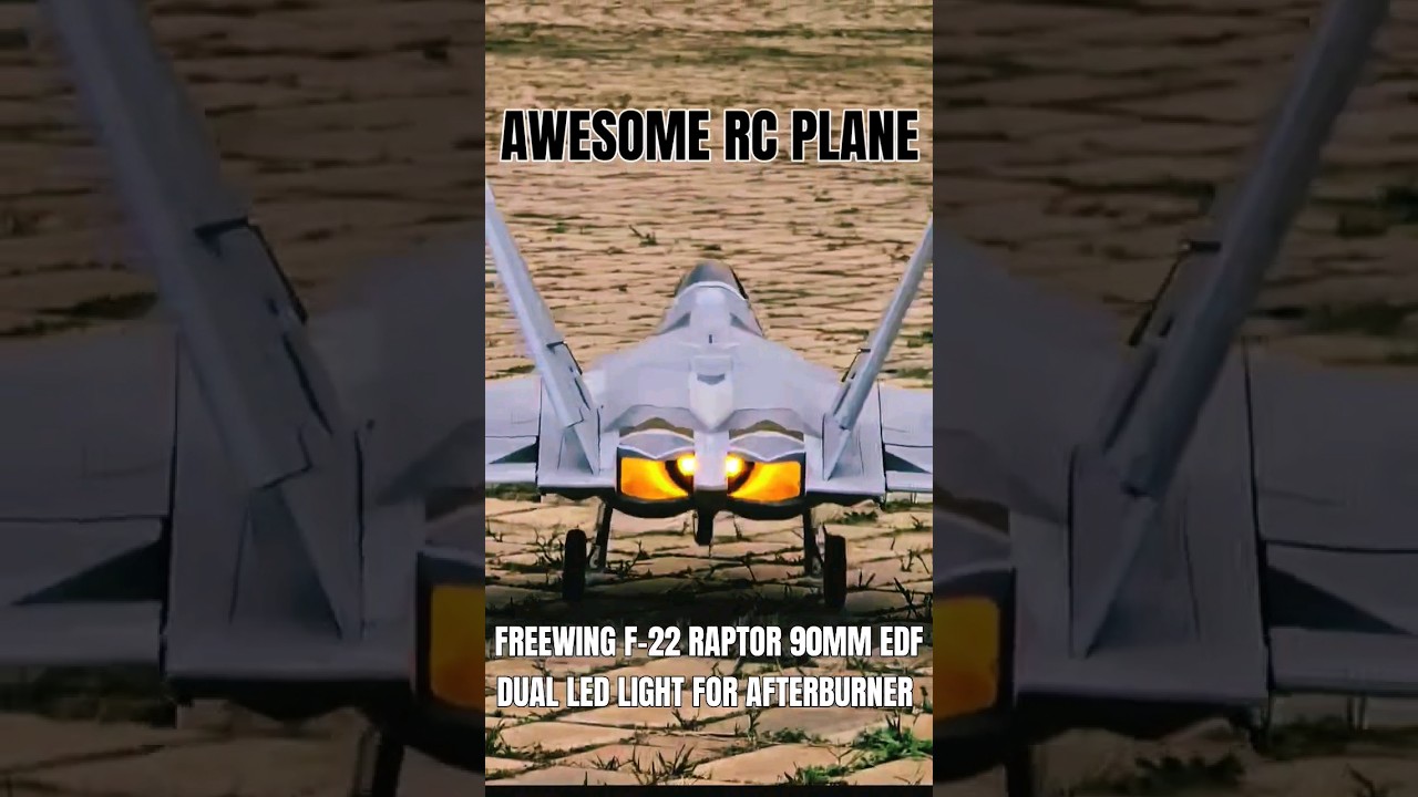 Freewing F-22 Raptor 90mm EDF RC Plane ✈️