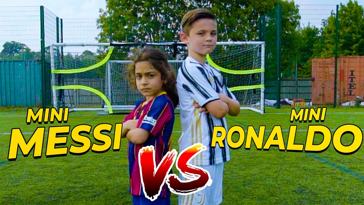 Mini Messi vs Mini Ronaldo Skills Battle ⚽