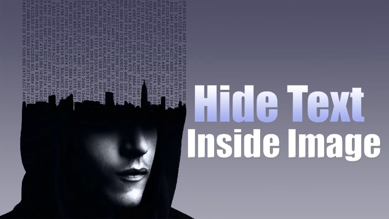 Hide Text Inside Image Files | Tricknology