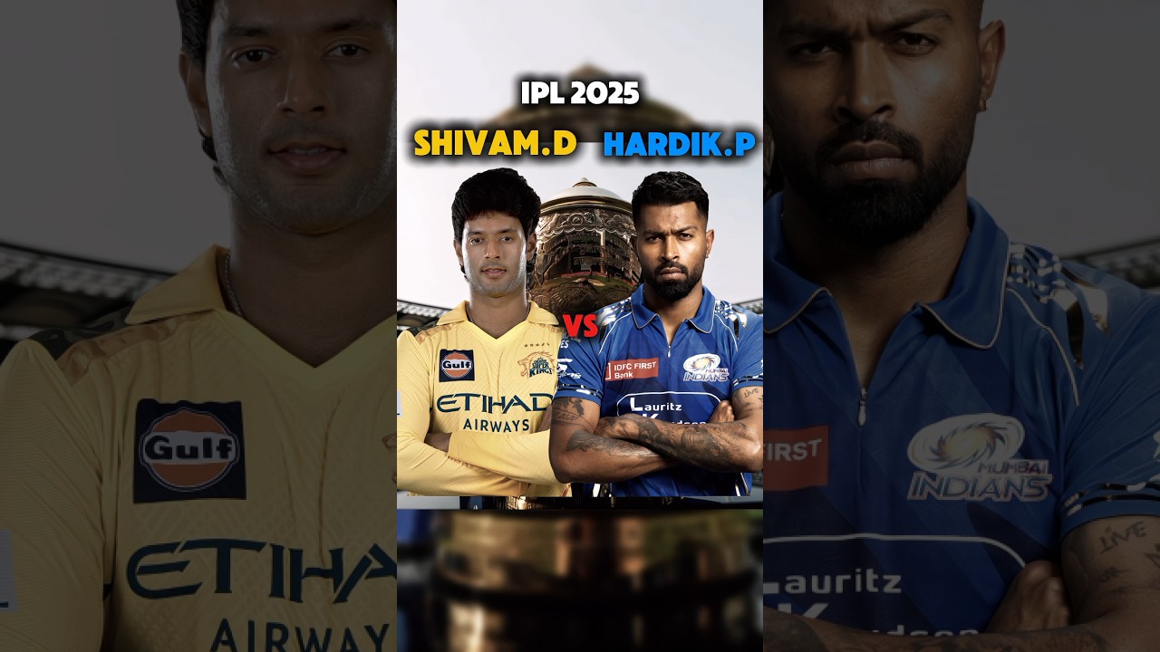 Hardik Pandya vs Shivam Dube | IPL 2025 Battle of the Titans 🔥