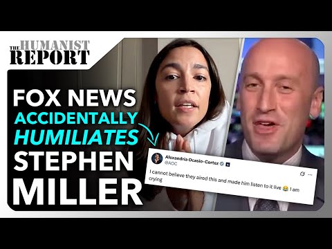 Stephen Miller SEETHES While Awkwardly Watching AOC ROAST THE S**T Out of Him