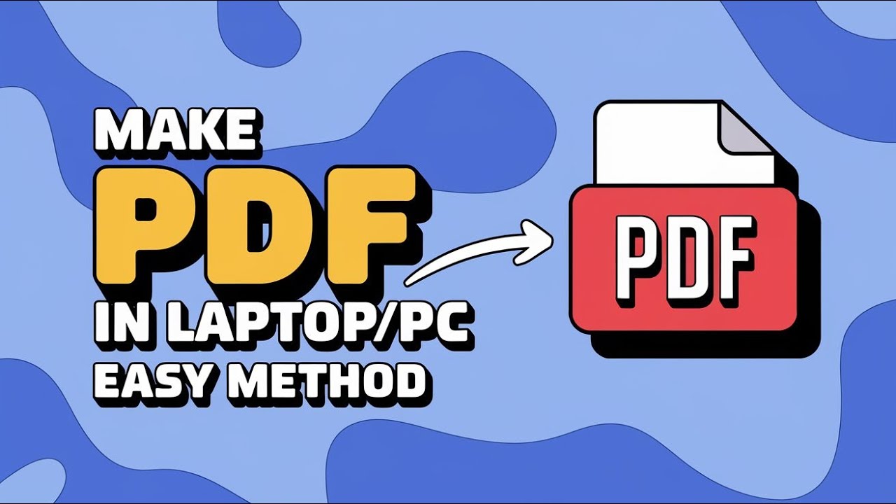Creating PDF Files on Your Laptop or PC: A Simple Guide