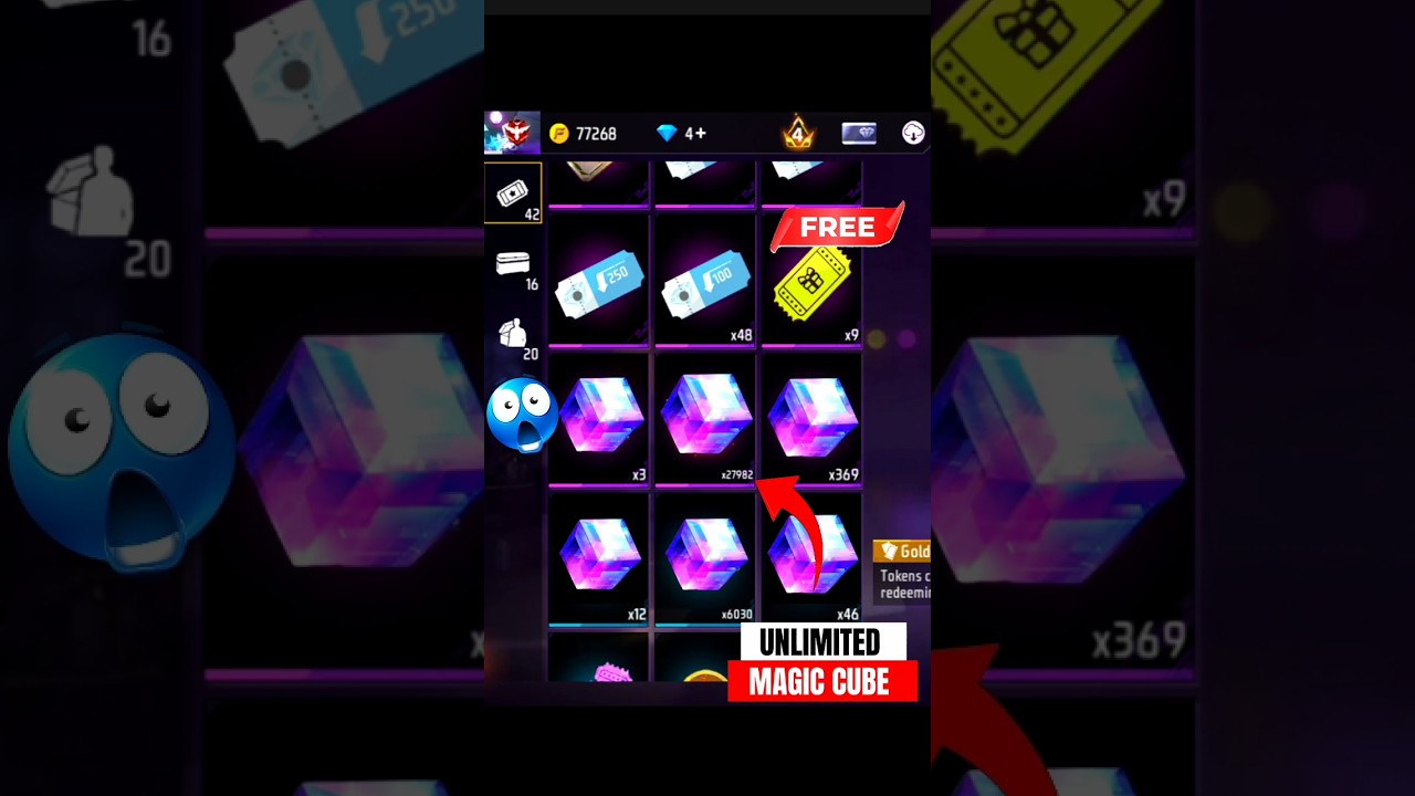 Unlimited Free Magic Cubes in Free Fire 🎯