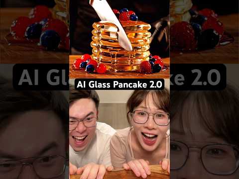 AI glass pancakes 2.0 - Now it’s crunchy like glass?! 🥞🤤