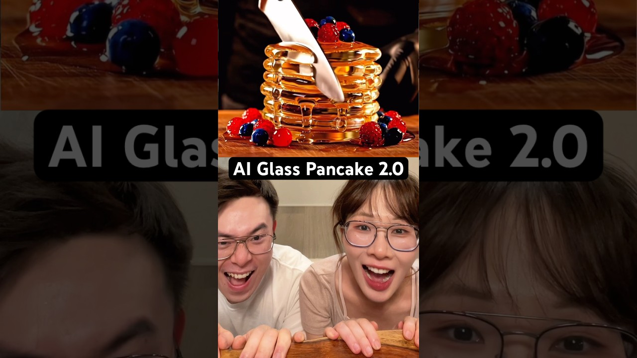 AI Glass Pancakes 2.0: Now with a Crunchy Glass-Like Texture! 🥞✨