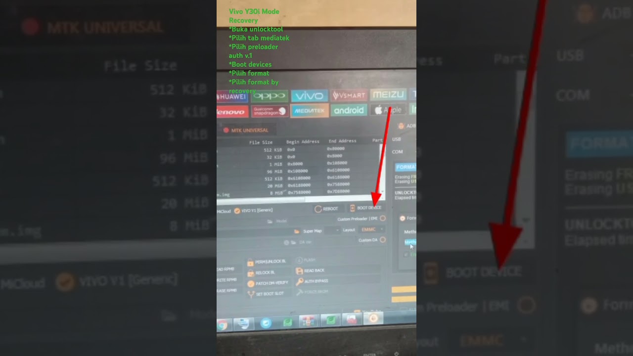Vivo Y30/Y30 Li Mode Recovery Without Flashing 🔧