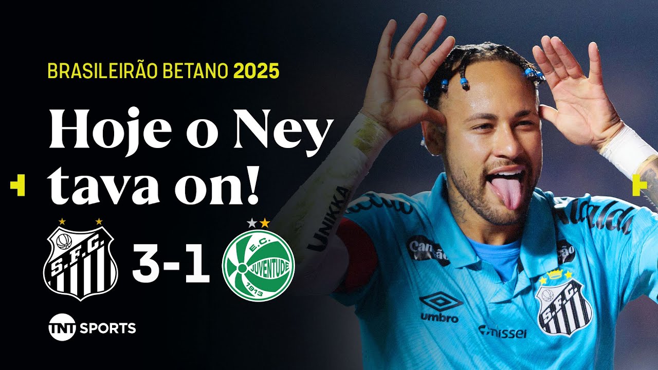 Neymar Brilha com Dois Gols e Santos Vira a Página no Brasileirão ⚽