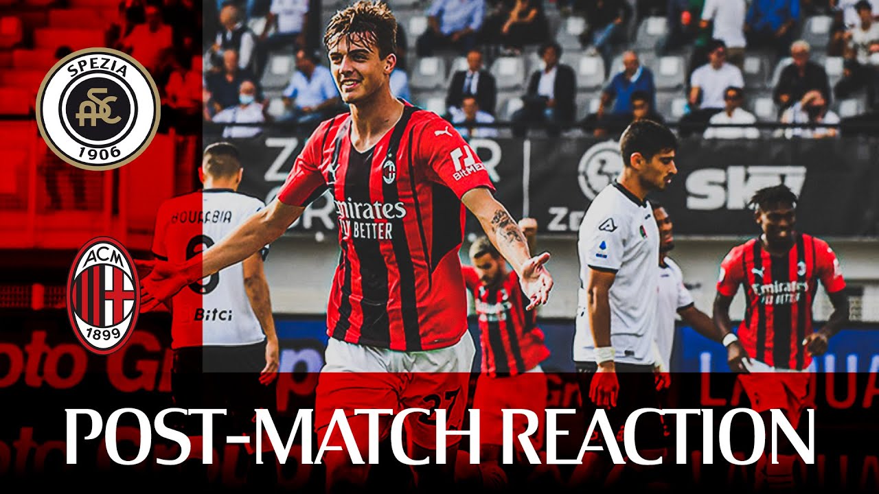 Pioli & Maldini React to AC Milan's Win at Spezia ⚽