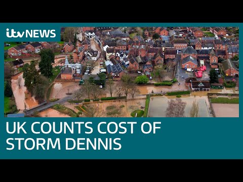 Britain counts the cost of Storm Dennis as flood warnings remain in place | ITV News
