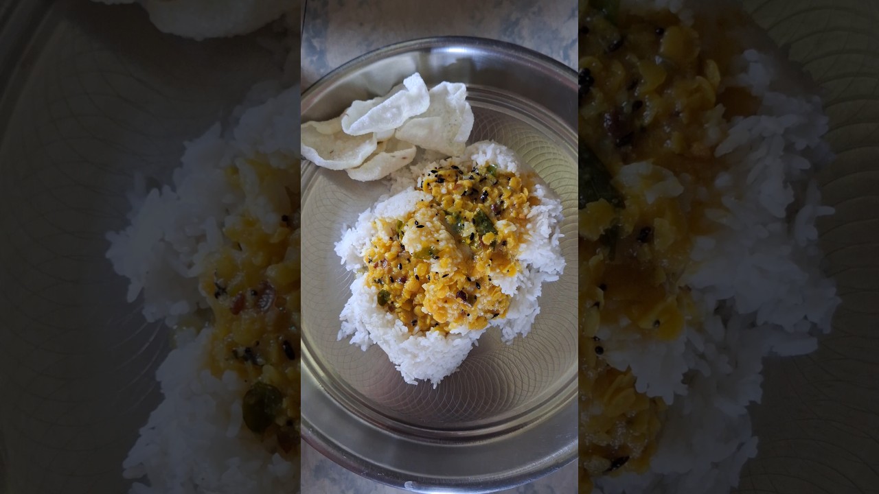 Pappu Annam & Papad: Delicious Andhra Lunch 🍚