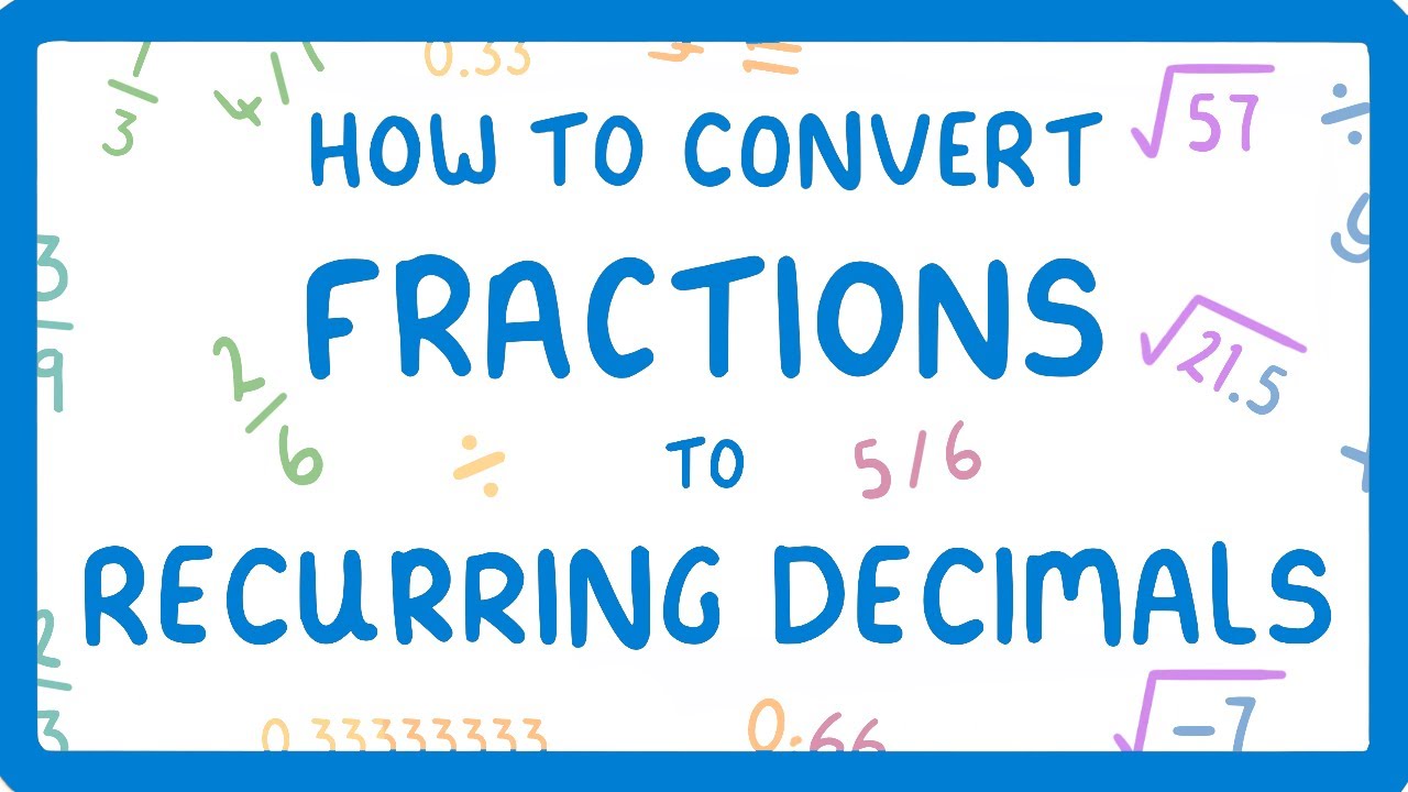 Mastering Fraction to Recurring Decimal Conversion | Proportions Part 3/6 (2026 Exam Prep) 📚