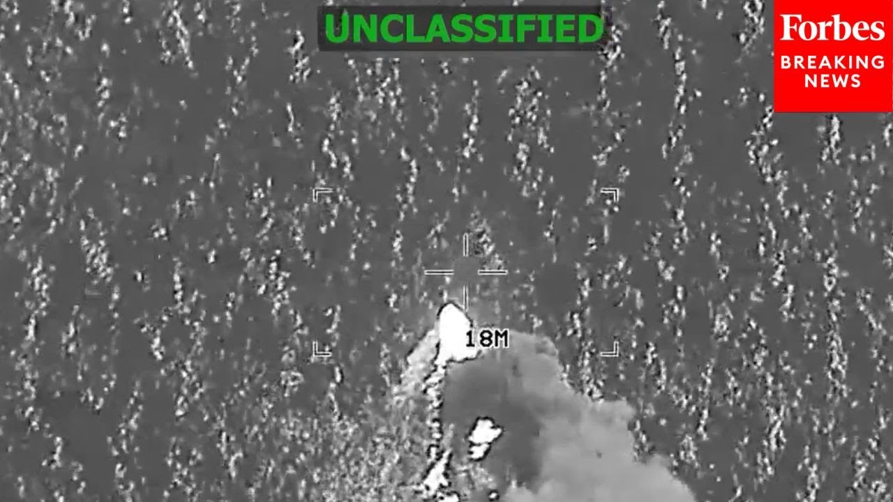 RAW FOOTAGE: Pentagon Releases New Video Of Another Lethal Boat Strike On Alleged Narcoterrorists