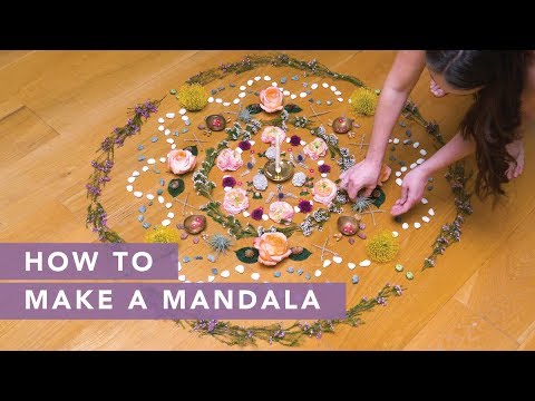 How to make a flower mandala, with 3rd Ritual founder Jenn Tardif