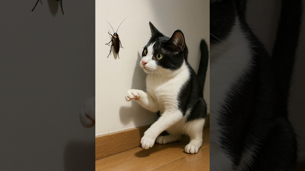 Can a Cat Catch a Cockroach? 🐱