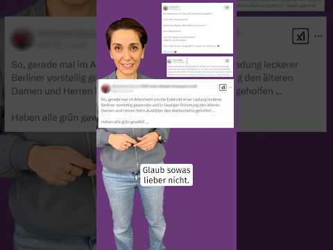 Vorsicht bei diesen Geschichten auf Social Media! #btw25 #bundestagswahl #bundestagswahl2025 #shorts
