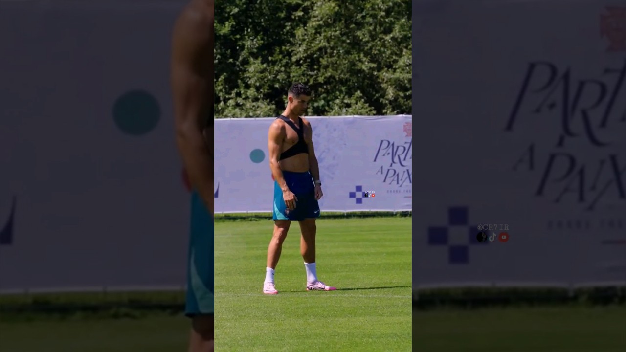 Ronaldo's Free Kick Training 🔥 for Euro 2024