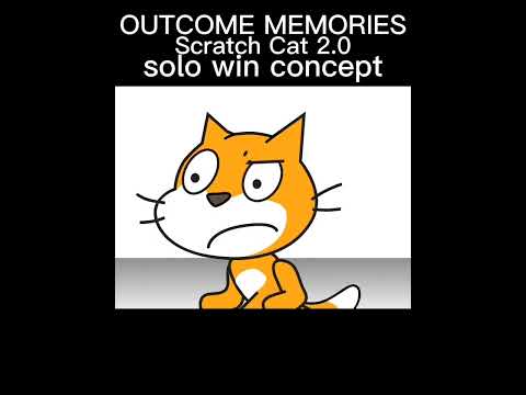 OUTCOME MEMORIES - Scratch cat 2.0 solo win concept #scratchanimation #animation #outcomememories 