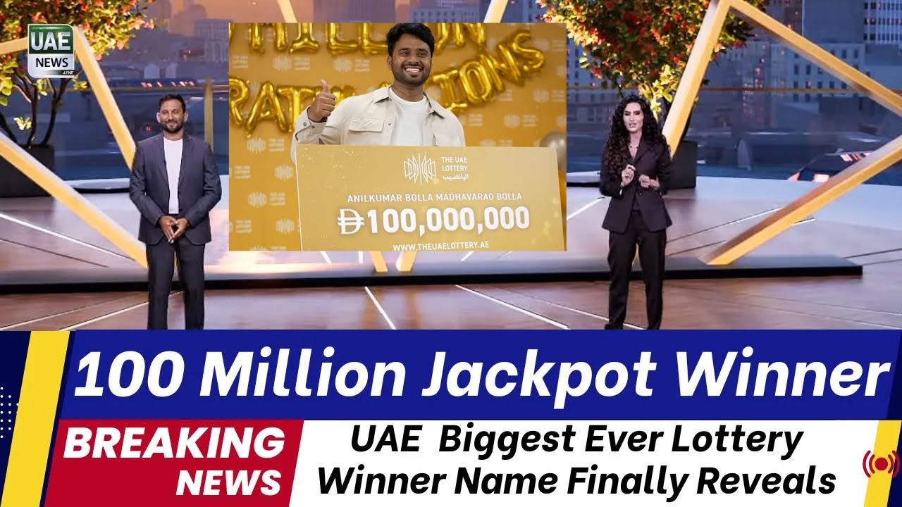 UAE Lottery Announces Name of Dh100 Million Jackpot Winner 🎉