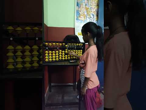 calculation with the help of abacus tool #abacus #maths #calculation