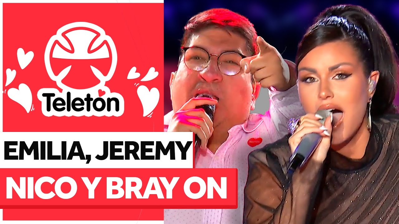 Éxito en Teletón 2025 con Emilia Dides y amigos 🎶