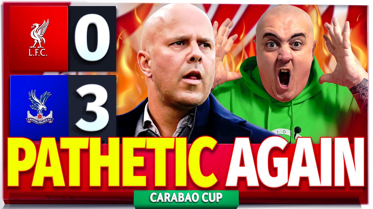 Liverpool Suffer 0-3 Defeat to Crystal Palace in Carabao Cup ⚽ | Live Reaction with Craig
