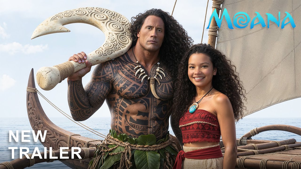 Moana Live Action (2026) Trailer | Dwayne Johnson & More